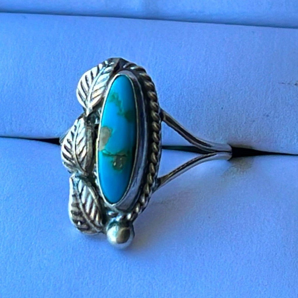 Navajo turquoise Ring 925 sterling silver